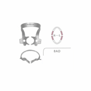 1832-RUBBER DAM CLAMP - 8AD