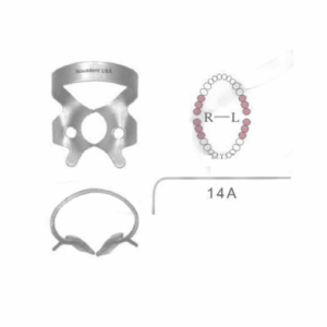 1836-RUBBER DAM CLAMP - 14A