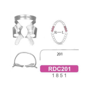 1851-Rubber Dam Clamp No. 201