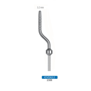 2306-Tapered Convex Osteotome 3.2mm, Angled