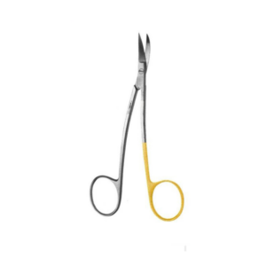 4801-TUNGUSTON CARBIDE TIPPED SCISSORS - 14 Double-Curved 11.5cm/5 1/ "