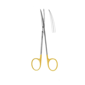 4806-TC SCISSORS - Metzenbaum Curved/Blunt 14.5cm/5 1/2 "