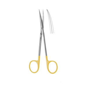 4808-TUNGUSTON CARBIDE TIPPED SCISSORS - Metzenbaum Curved/ Pointed 14.5cm/5 1/2 "