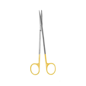 4809-TUNGUSTON CARBIDE TIPPED SCISSORS - Metzenbaum Delicate- Curved/ Blunt 14.5cm/5 1/2 "
