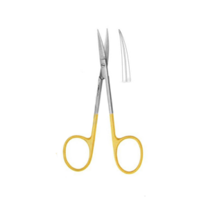 4814-SCISSORS - Iris (17) Curved 11.5cm4 1/2 ",TC