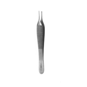 4879-TISSUE PLIERS AND FORCEPS - 42 Adson1x2 12cm/4 3/4 "