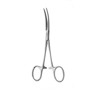 5038-HEMOSTATIC FORCEPS - Kocher 1x2 Teeth Curved 14cm/51/ "